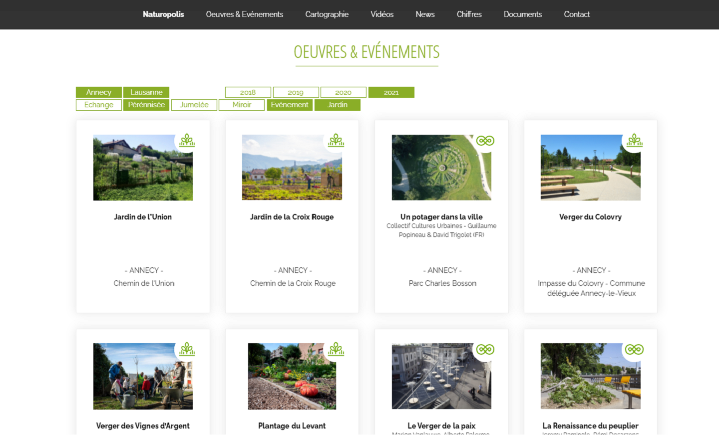 One page public website - Naturopolis